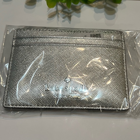 Kate Spade Silver Card Holder - Picture 6 of 14